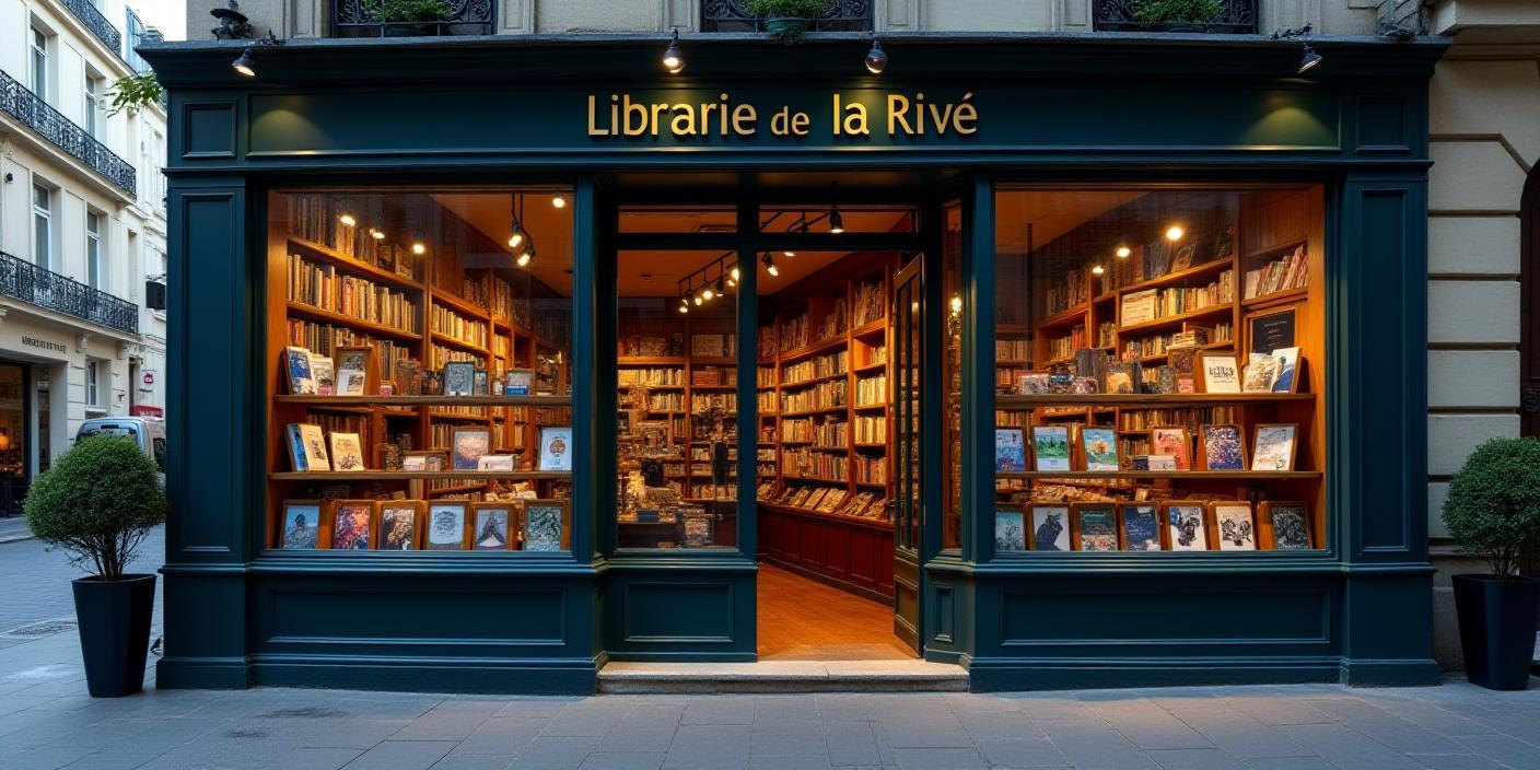 Photo de la librairie à Paris